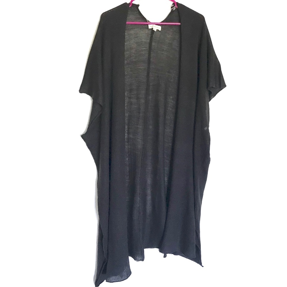 Long Open Front Drapey Poof Excellence Cardigan